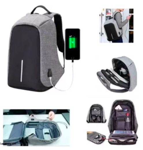 Morral antirrobo con puerto USB
